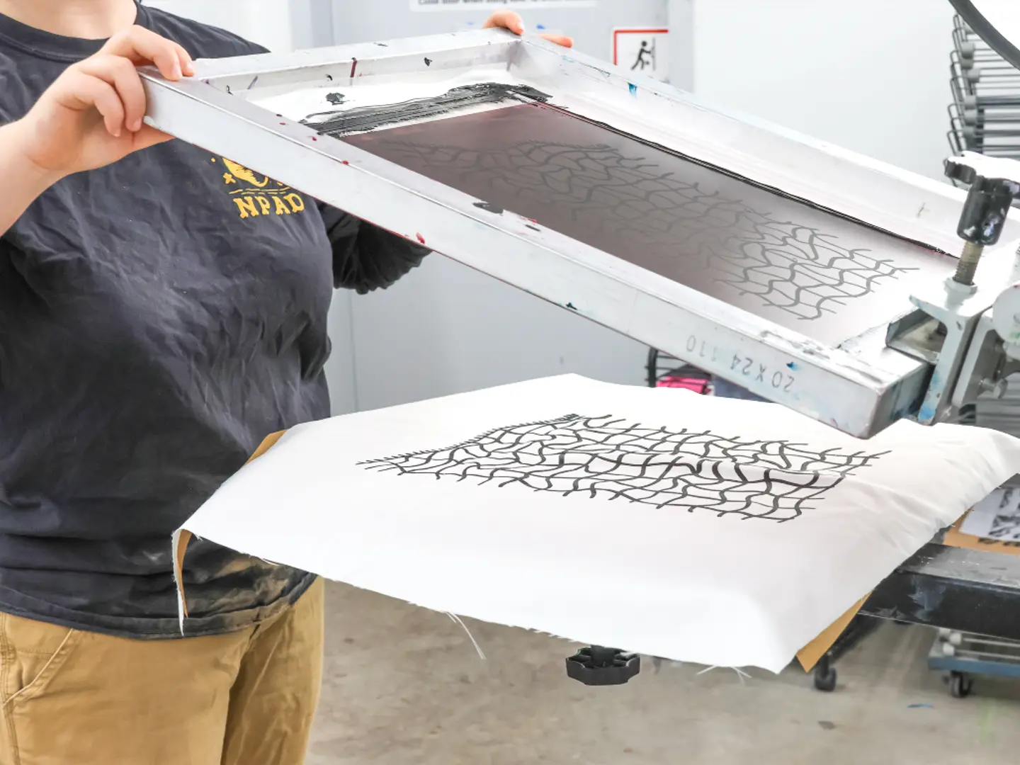 Craft Center Member Screen Printing